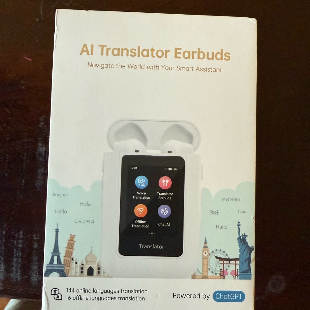 AI Translator Earbuds with Smart Assistant